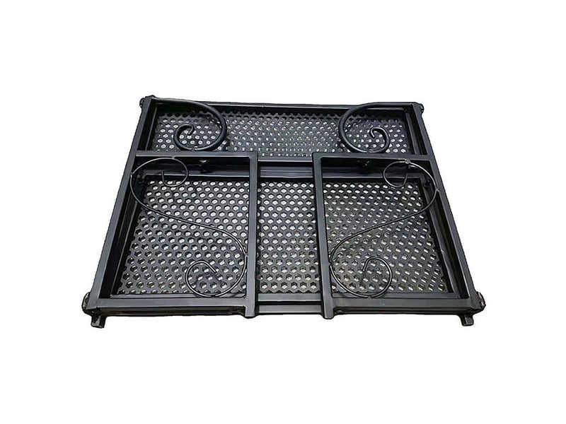  Aiducho étagère rangement douche fer, 2 niveaux. Panier sous étagère pour cuisine, armoires et meubles bas. Pratique et robuste.  - Conforama E
