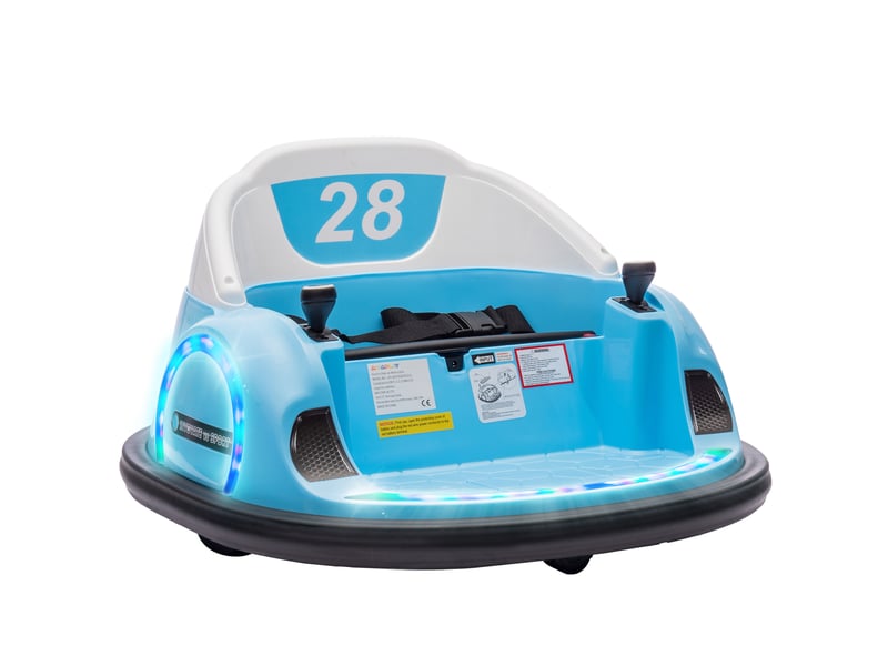  Voiture électrique enfant auto-tamponneuse effets sonores lumineux télécommande  - Conforama A