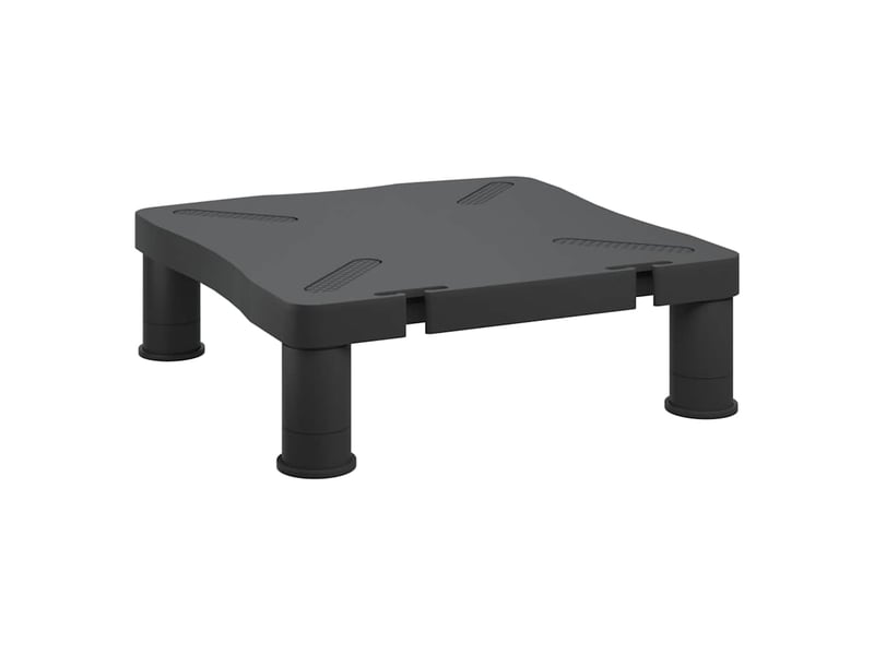  Support de moniteur, écran pc bureau noir 33,5x34x10,5 cm  - Conforama A