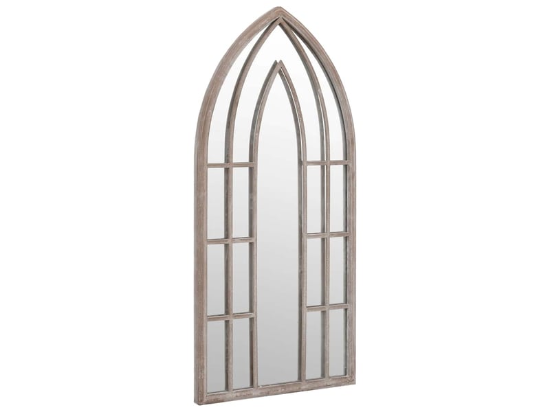  Miroir de jardin, miroir décoratif sable 70x30 cm fer pour utilisation extérieure cf62724  - Conforama C