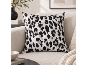Coussin motif léopard 45x45 cm