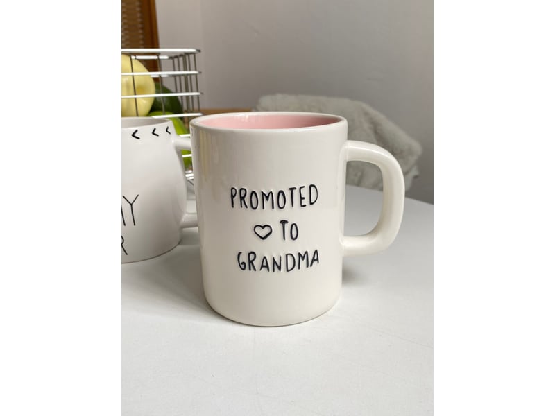  Mug rose, lettres to, 475 ml  - Conforama D