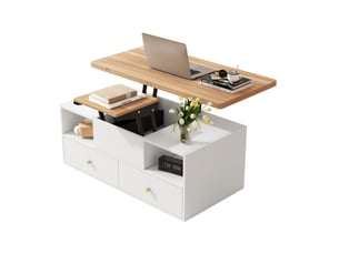 Table basse rectangulaire coloris bicolore <strong>HAUSS SPOLE</strong> <strong></strong> - 50 cmx100 cm
