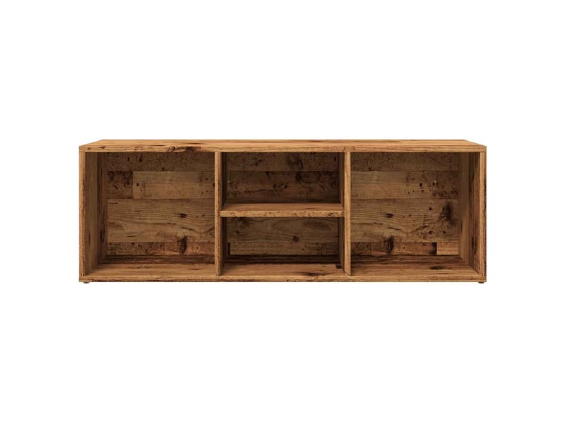  Banc de rangement à chaussures vieux bois 102x35x35 cm  - Conforama D