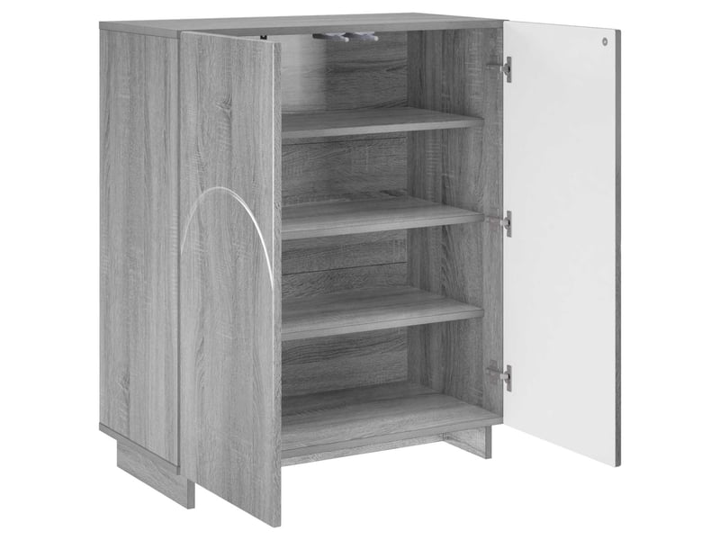  Meuble à chaussures, armoire à chaussures 73x38x87,5 cm bois d'ingénierie shl166  - Conforama C