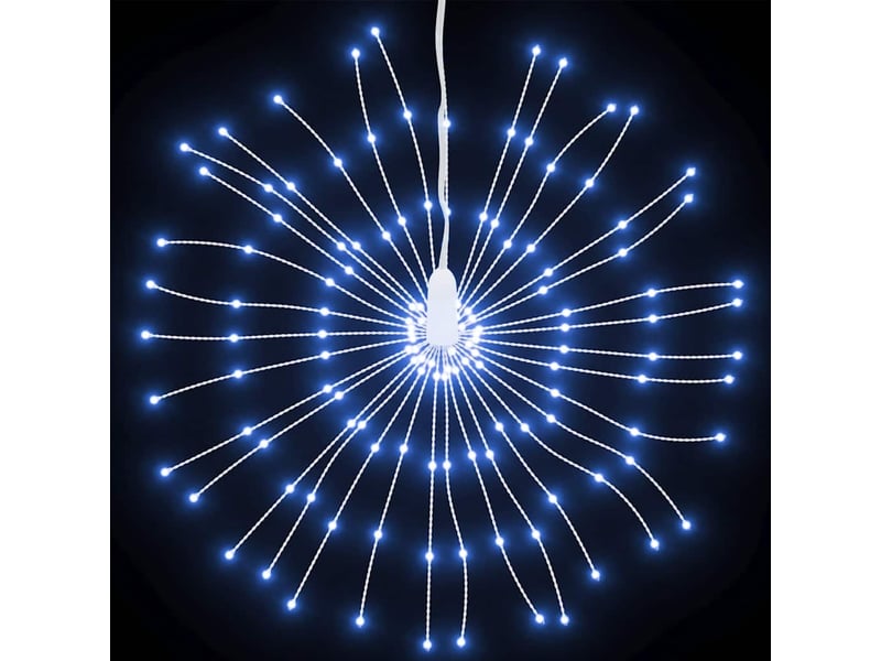  Étoile rayonnante de noël 140 led 4 pcs blanc froid 17 cm  - Conforama D