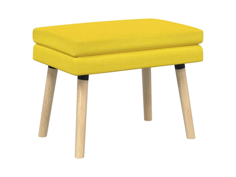  Banc d'entrée, banc à double couche jaune clair 60x40x46 cm tissu  - Conforama A