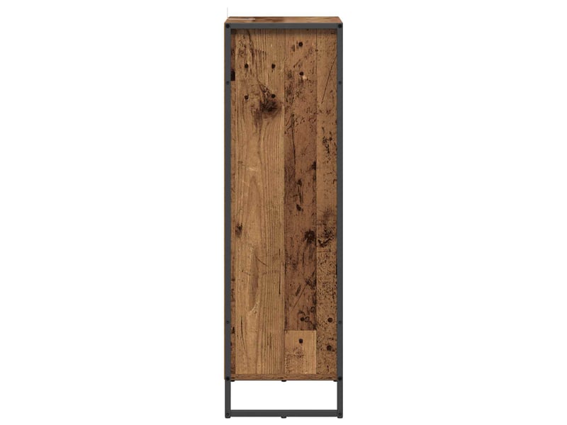  Cabinet de salle de bain, meuble de rangement bois ancien 40x30x100 cm  - Conforama E