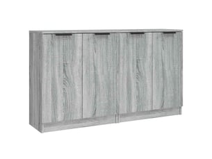 Buffets 2 pcs - bahut - meuble de rangement sonoma gris 60x30x70 cm bois d'ingénierie