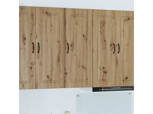 Meuble mural de cuisine | armoire de cuisine chêne artisanal shl9945