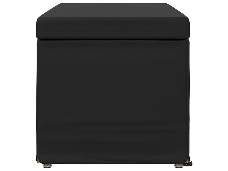 Tabouret bas, ottoman noir 81x41x40 cm - Conforama E