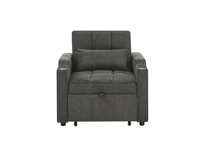 Fauteuil fixe  <strong></strong> Tissu gris