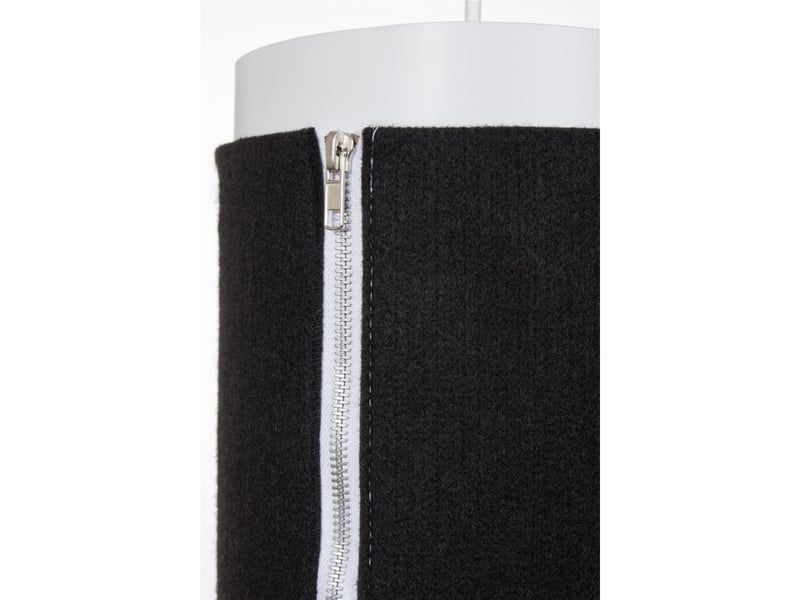  Lampe suspension en feutre zip star 40cm anthracite  - Conforama C