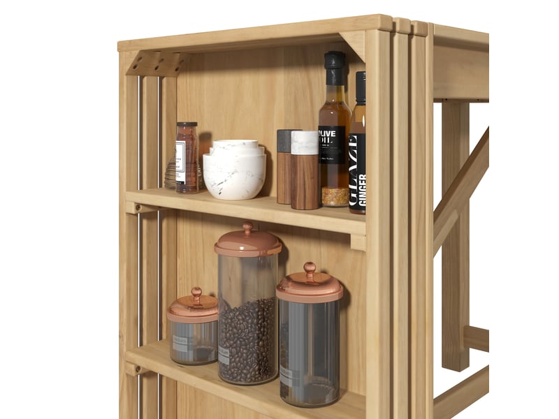 Table 123 cm fixe PILOTI - Conforama L