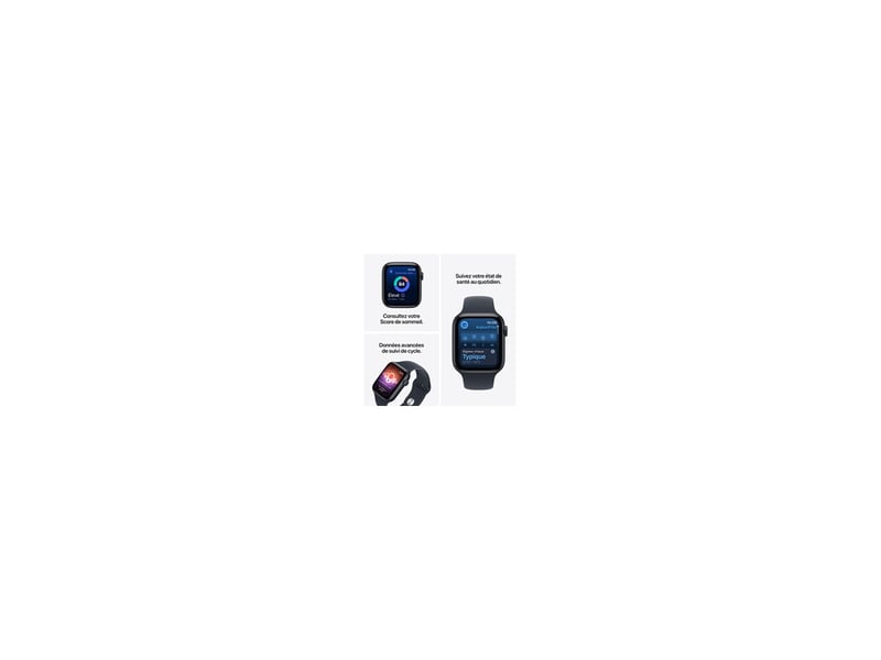  Montre connectee se 3 gps cellular 40mm aluminium lumiere stellaire bracelet sport sable ml 8311781 - Conforama C