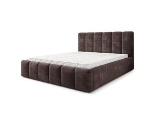 Lit coffre 140x200 cm MASSENO   coloris marron