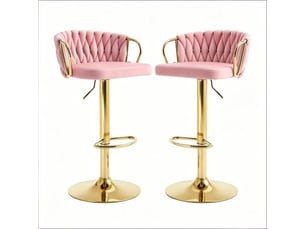 tabouret de bar - rose vendu Par paire
