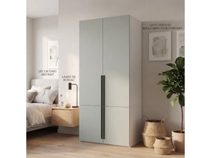 Armoire <strong>WELLTIN</strong> <strong></strong> coloris bois clair largeur 90 cm