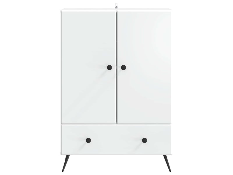 Buffet - bahut - meuble de rangement blanc 66 x 34,5 x 95 cm bois d'ingénierie  - Conforama E