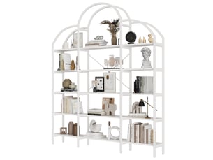 Bibliotheque coloris  blanc  HAVRYA  - 170 cm x 190 cm
