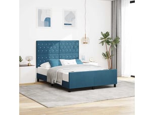 Lit 2 places 140x200 cm coloris bleu