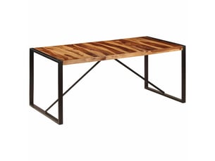 Vidaxl table de salle à manger 180x90x75 cm bois massif