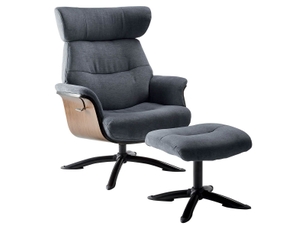 Fauteuil relax manuel NAKANO ALTOBUY Microfibre gris