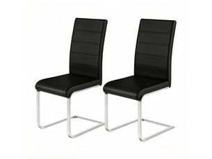 Chaise repas 2 pièces chaise cantilever confortable dossier haut chaise de bureau chaise de conférence