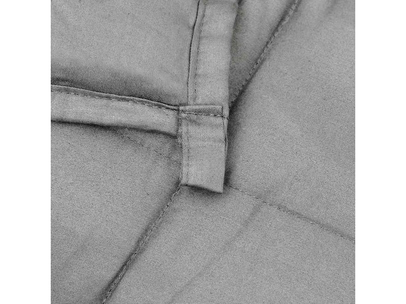  Couverture lestée adulte gris 150x200 cm 7 kg tissu shl58655  - Conforama E