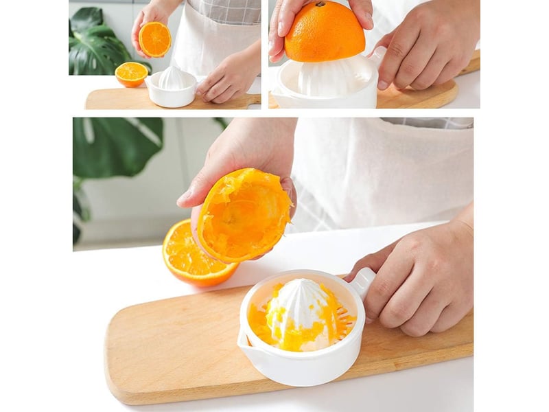 Presse-agrumes professionnel avec bol 230 ml - idéal pour orange, citron et citron vert - qualité supérieure - Conforama D