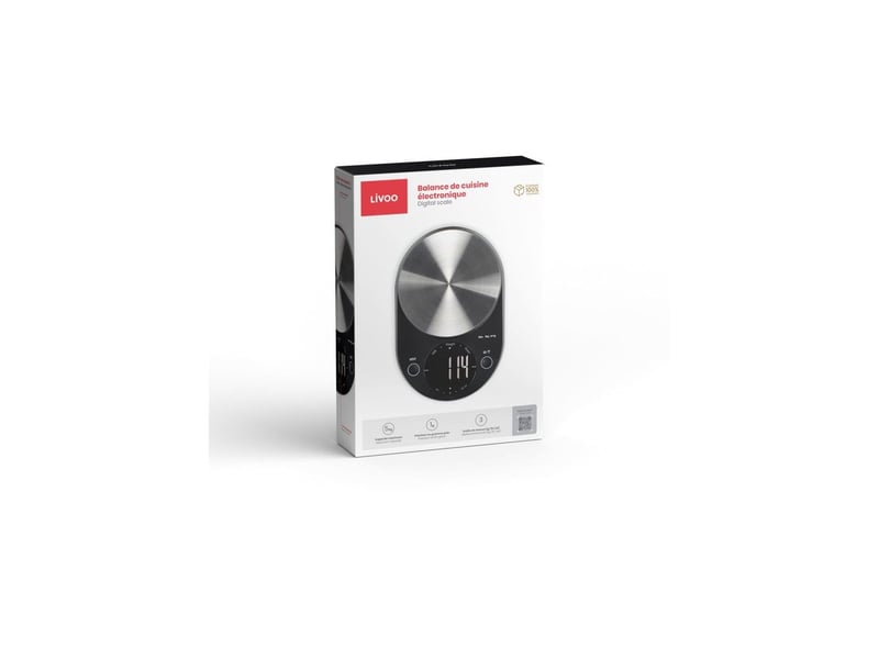  Balance de cuisine electronique 5 kg precision 1 g ecran lcd retroeclairage LIV1722552229181 - Conforama E