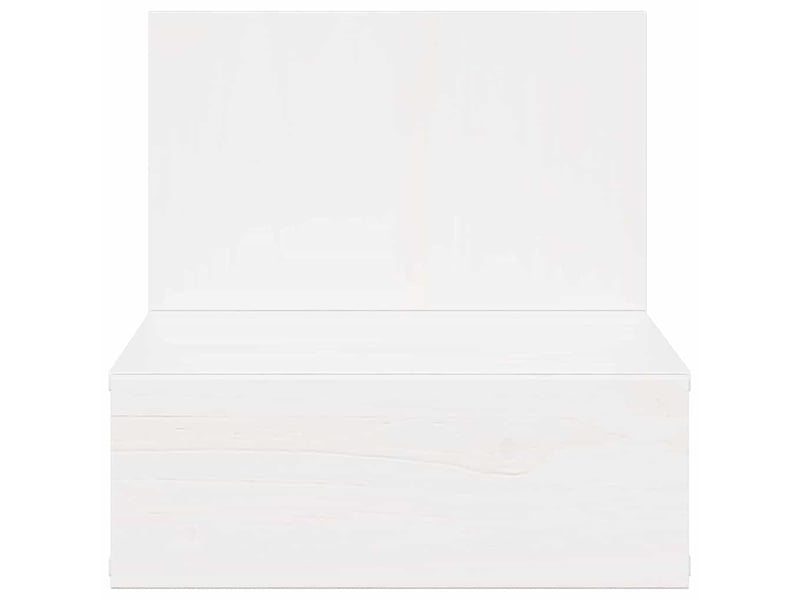 Table de chevet - cabinet de chevet - table de nuit blanc 42 x 32,5 x 40 cm bois massif en pin - Conforama E