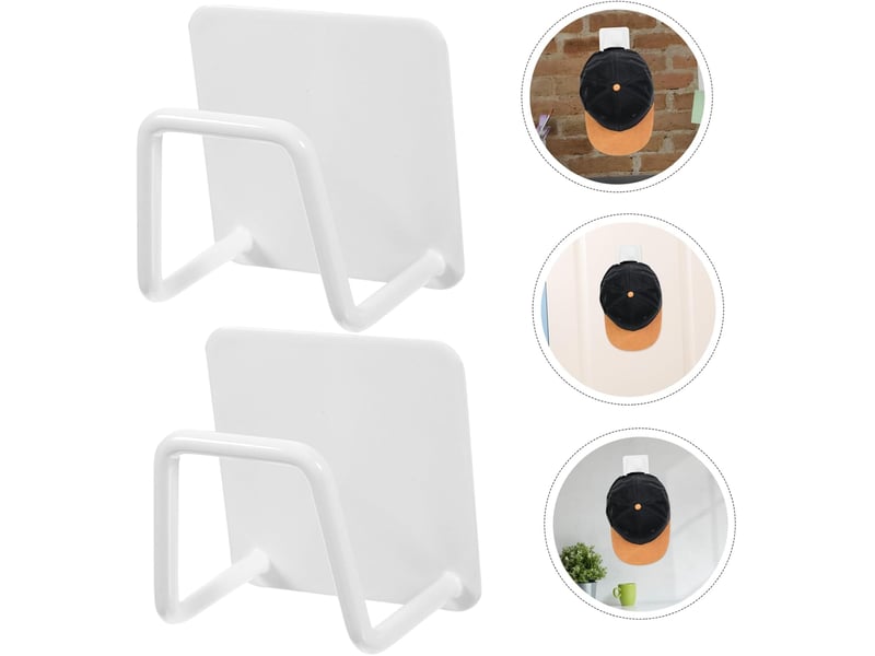  6 pièces casquette de baseball crochet chapeau cintres pour mur organisateur de chapeau, blanc SZPA133861JJZJ - Conforama D