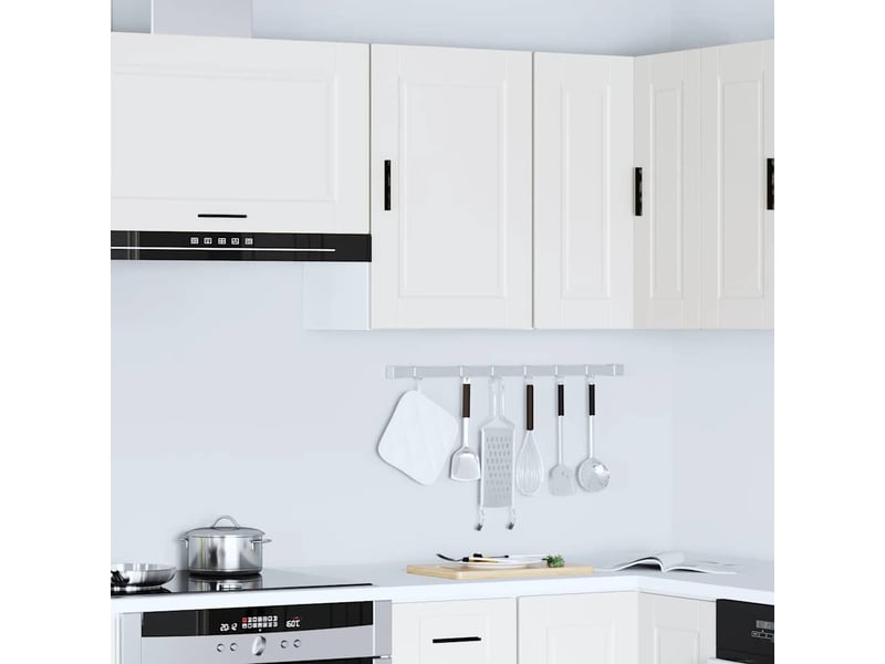  Meuble de rangement, armoire murale de cuisine porto blanc bois d'ingénierie  - Conforama D