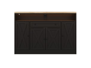Buffet 4 porte(s) 1 tiroir(s) coloris bicolore