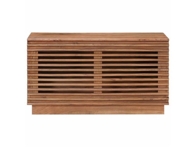  Boîte de rangement, coffre de rangement naturel 85x40x46 cm  - Conforama E