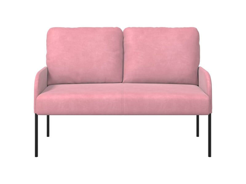 Canapé droit, sofa, canapés avec coussin 110cm rose contreplaqué cf22381 - Conforama D