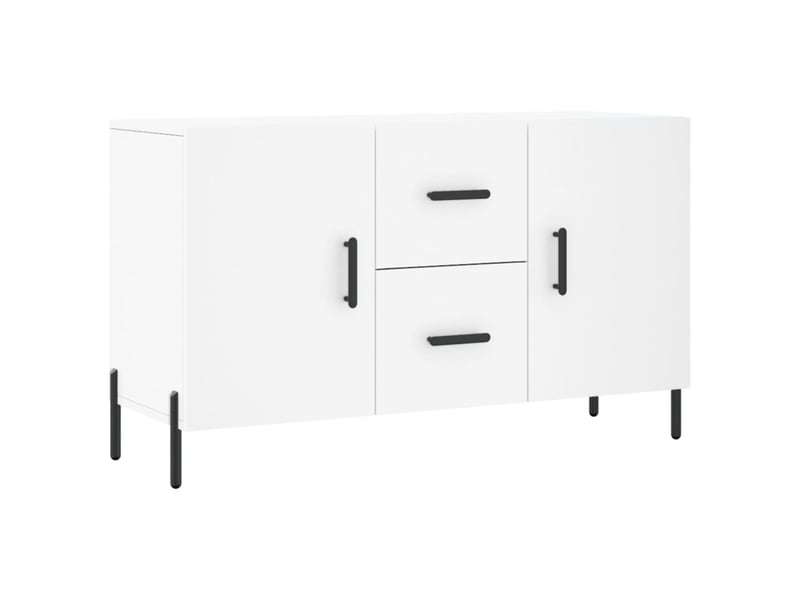  Buffet - bahut - meuble de rangement blanc 100x36x60 cm bois d'ingénierie  - Conforama A