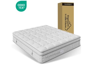 Matelas 180x200 cm <strong>BEAOK</strong>  <strong></strong> Ressorts ensachés + mousse soutien Medium épaisseur 25 cm
