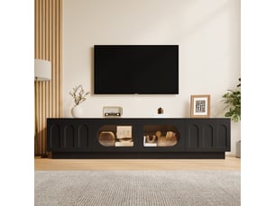 Meuble tv coloris noir