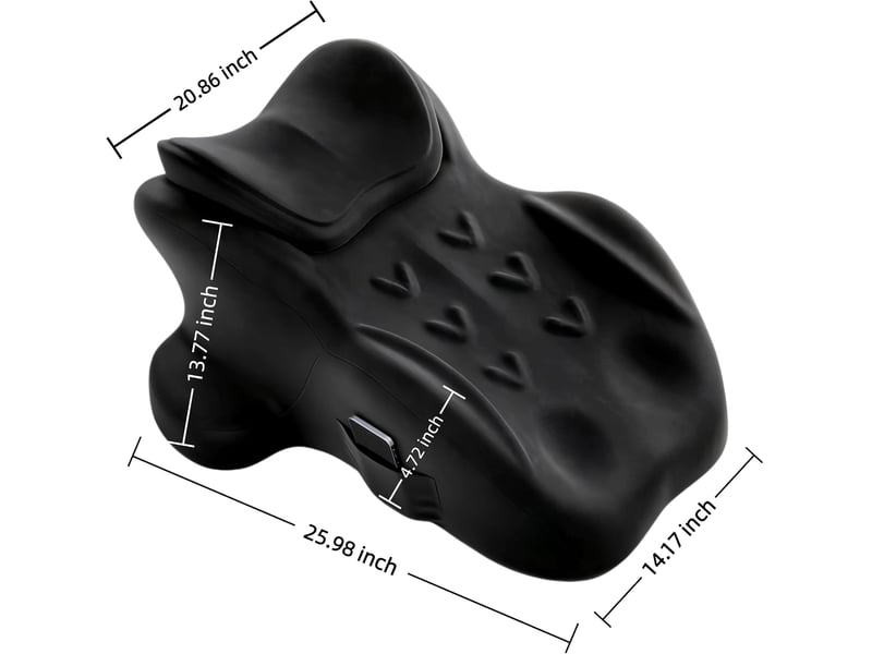  Coussin wedge en mousse à mémoire de forme, inclinaison 27°, support ergonomique pour dos, cou et jambes, rose, 66x53x36 cm  - Conforama B