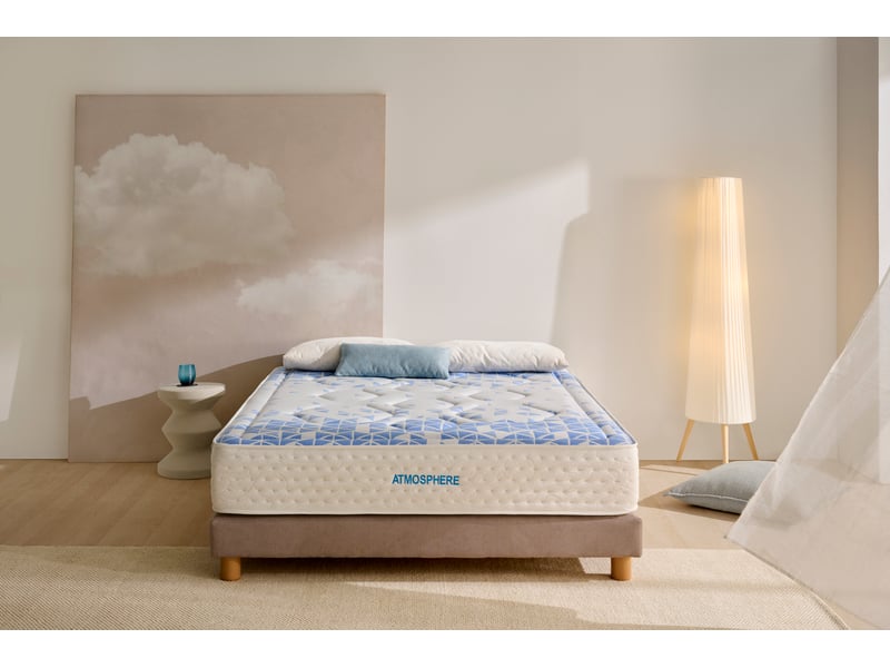  Matelas à mémoire de forme au graphène luxury atmosphere - mi-ferme, mémoire de forme graphène, indépendance de couchage 8435720069631 - Conforama B