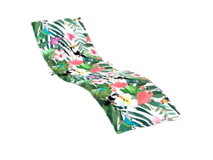 Coussin de transat, coussin pour bain de soleil tissu oxford (100% polyester) multicolore cf56239