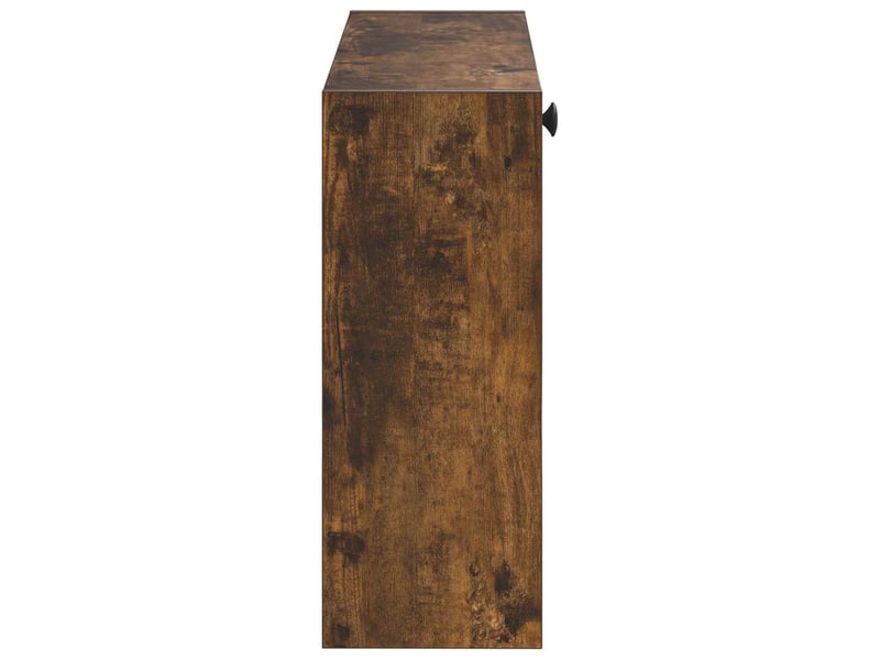  Meuble à chaussures mural, armoire à chaussures breda 71x17x43 cm chêne fumé  - Conforama E