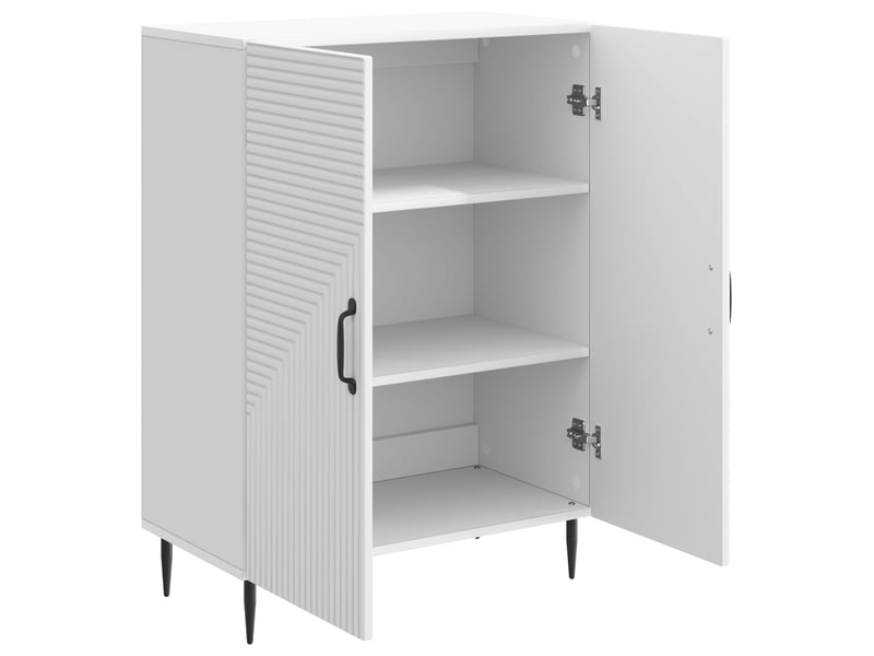  Buffet - bahut - meuble de rangement blanc 66 x 34,5 x 89,5 cm bois d'ingénierie  - Conforama E