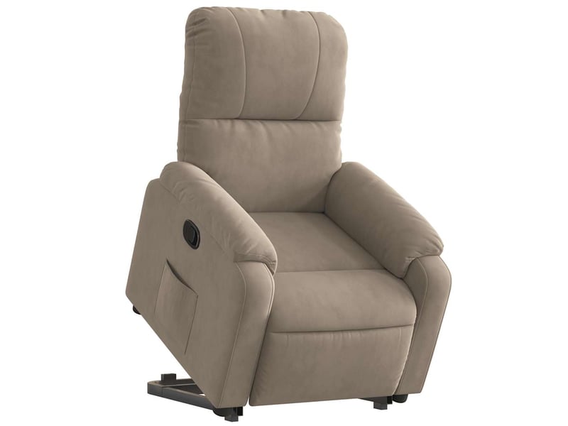 Fauteuil de bureau, fauteuil inclinable taupe tissu microfibre - Conforama C
