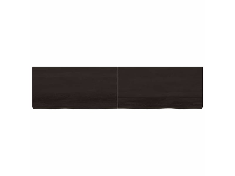  Comptoir de salle de bain, plan de travail marron foncé bois massif traité cf65881  - Conforama D