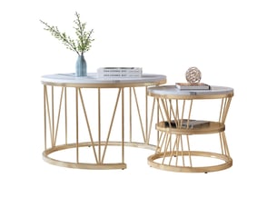 Table basse  coloris doré <strong></strong> <strong></strong>