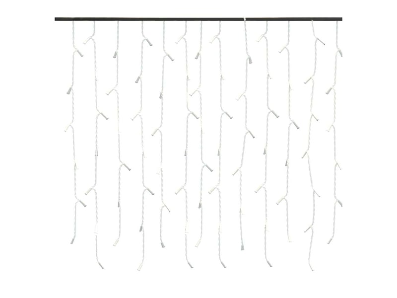  Rideau lumineux à glaçons led 10m 400 led bleu 8 fonctions cf43934  - Conforama D