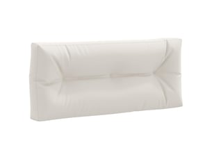 Coussin de dossier de palette, coussin de dos vianen 100 % polyester blanc cf55135